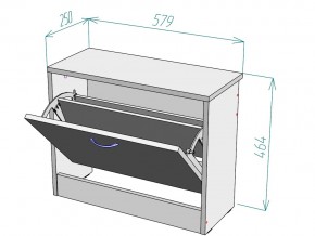 Обувница W1 в Аше - asha.mebel74.com | фото 3