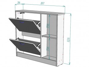 Обувница W102 в Аше - asha.mebel74.com | фото 3