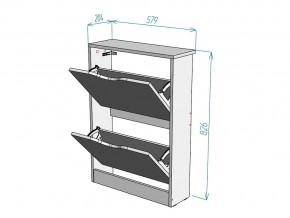 Обувница W110 в Аше - asha.mebel74.com | фото 3