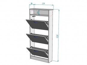 Обувница W116 в Аше - asha.mebel74.com | фото 3