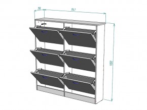 Обувница W13 в Аше - asha.mebel74.com | фото 3