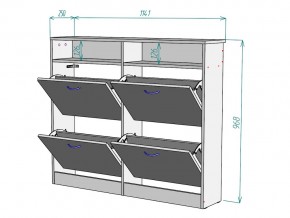 Обувница W15 в Аше - asha.mebel74.com | фото 3