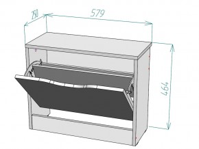 Обувница W2 в Аше - asha.mebel74.com | фото 3