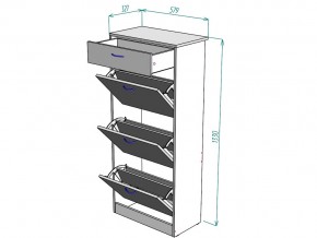 Обувница W23 в Аше - asha.mebel74.com | фото 3