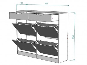 Обувница W26 в Аше - asha.mebel74.com | фото 3