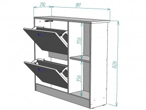 Обувница W29 в Аше - asha.mebel74.com | фото 3