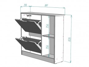 Обувница W30 в Аше - asha.mebel74.com | фото 3