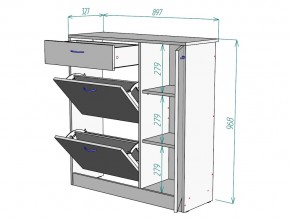 Обувница W35 в Аше - asha.mebel74.com | фото 3