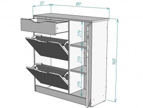 Обувница W36 в Аше - asha.mebel74.com | фото 3