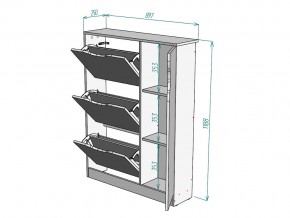 Обувница W40 в Аше - asha.mebel74.com | фото 3