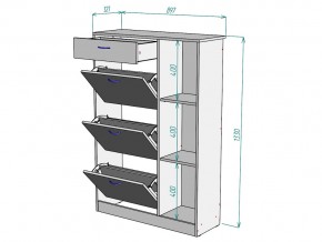 Обувница W41 в Аше - asha.mebel74.com | фото 3