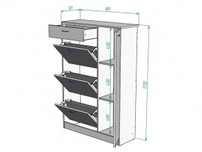 Обувница W43 в Аше - asha.mebel74.com | фото 3