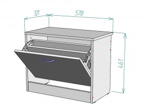 Обувница W45 в Аше - asha.mebel74.com | фото 3