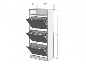 Обувница W46 в Аше - asha.mebel74.com | фото 3