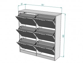 Обувница W50 в Аше - asha.mebel74.com | фото 3