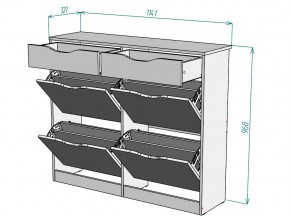 Обувница W63 в Аше - asha.mebel74.com | фото 3