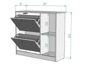 Обувница W66 в Аше - asha.mebel74.com | фото 3