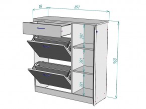 Обувница W73 в Аше - asha.mebel74.com | фото 3