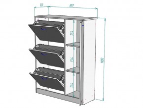 Обувница W77 в Аше - asha.mebel74.com | фото 3