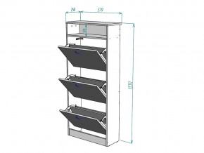 Обувница W9 в Аше - asha.mebel74.com | фото 3