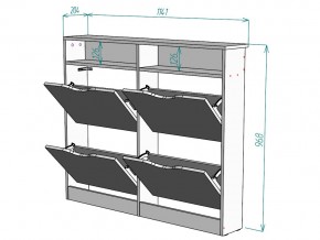 Обувница W96 в Аше - asha.mebel74.com | фото 3