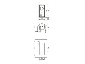 Подстольная мойка Оптима-HM 170.400.10.10 в Аше - asha.mebel74.com | фото 3