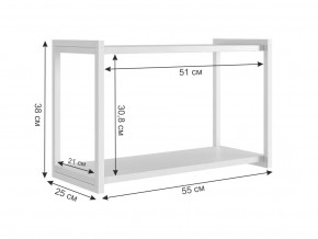 Полка Юниор графит/черный муар в Аше - asha.mebel74.com | фото 2