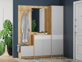 Прихожая Нортон Дуб Крафт Золотой/Серый Камень в Аше - asha.mebel74.com | фото 2