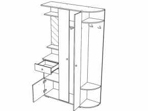 Прихожая Виза Венге-Лоредо в Аше - asha.mebel74.com | фото 2