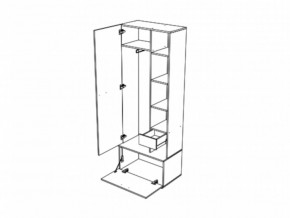 Прихожая Инес со шкафом в Аше - asha.mebel74.com | фото 4