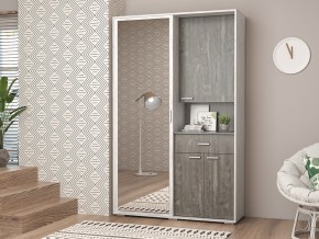 Прихожая Иннэс-4 бетон светлый/камень темный в Аше - asha.mebel74.com | фото 1