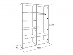 Шкаф 4-х створчатый Ольга 17 в Аше - asha.mebel74.com | фото 2