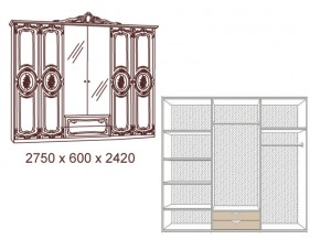 Шкаф 6-и дверный с зеркалами в Аше - asha.mebel74.com | фото