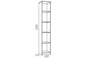 Шкаф для книг Акварель НМ 013.03-01 М Капучино в Аше - asha.mebel74.com | фото 2