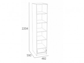 Шкаф для одежды Оттавия НМ 011.20 Антрацит в Аше - asha.mebel74.com | фото 2