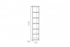 Шкаф для посуды Оливия НМ 040.43 Ф Витрина правый в Аше - asha.mebel74.com | фото 2