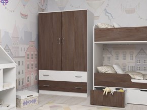 Шкаф двухстворчатый белый-бодега в Аше - asha.mebel74.com | фото