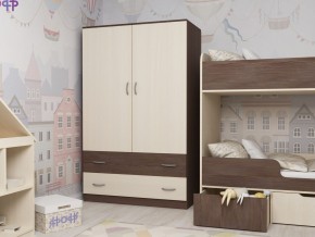 Шкаф двухстворчатый бодега-дуб молочный в Аше - asha.mebel74.com | фото