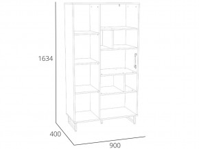 Шкаф комбинированный Фолк НМ 014.58 в Аше - asha.mebel74.com | фото 2