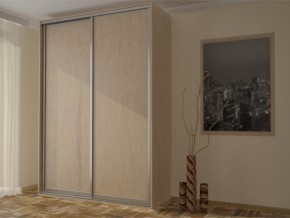 Шкаф-купе 1400 двухдверный с глухими дверями в Аше - asha.mebel74.com | фото 3