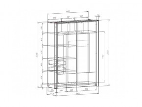 Шкаф-купе 1600 Либерти в Аше - asha.mebel74.com | фото 4