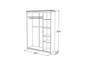 Шкаф купе 3-х дверный Ольга 13 в Аше - asha.mebel74.com | фото 3