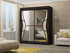 Шкаф-купе Бабочка Венге в Аше - asha.mebel74.com | фото 1