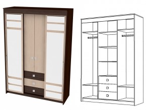 Шкаф купе Комби Юнона в Аше - asha.mebel74.com | фото