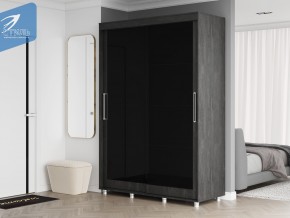 Шкаф-купе Комфорт 12 Прайм Edition 1500 камень угольный / black edition в Аше - asha.mebel74.com | фото