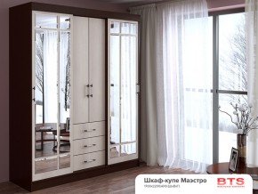 Шкаф-купе Маэстро венге/лоредо в Аше - asha.mebel74.com | фото 1