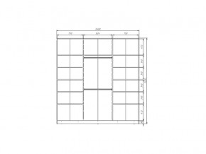 Шкаф-купе Max МШ-25-6-24/2-999 пленка Oracal черная в Аше - asha.mebel74.com | фото 2