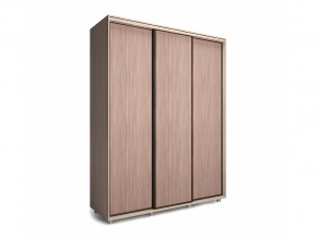 Шкаф-купе Удачный ОУ 18-6-000 трехдверный шимо темный в Аше - asha.mebel74.com | фото