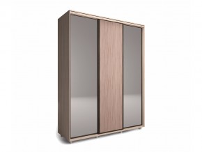 Шкаф-купе Удачный ОУ 24-6-110 трехдверный шимо темный в Аше - asha.mebel74.com | фото