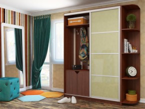 Шкаф-купе Ирина 1100 итальянский орех с МДФ в Аше - asha.mebel74.com | фото